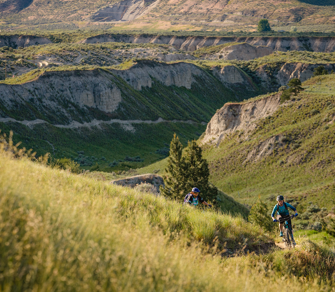 Kamloops Dirt Chix Riding the Kamloops Bike Ranch