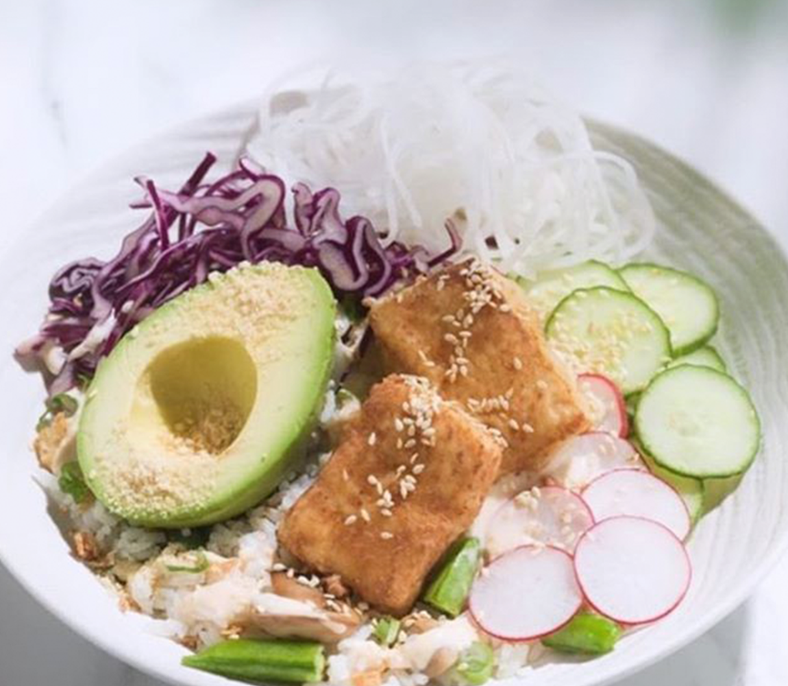 Tuna Zen Bowl at Earls Restaurant Kamloops