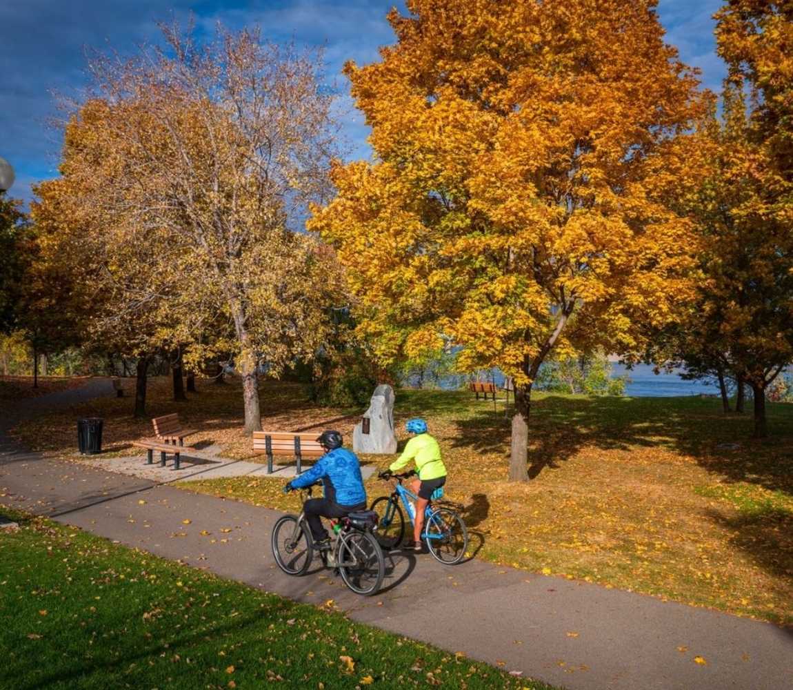 Riverside Park Rivers Trail Fall